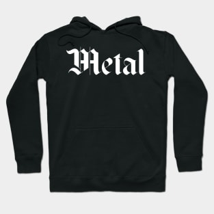 metal gothic logo Hoodie